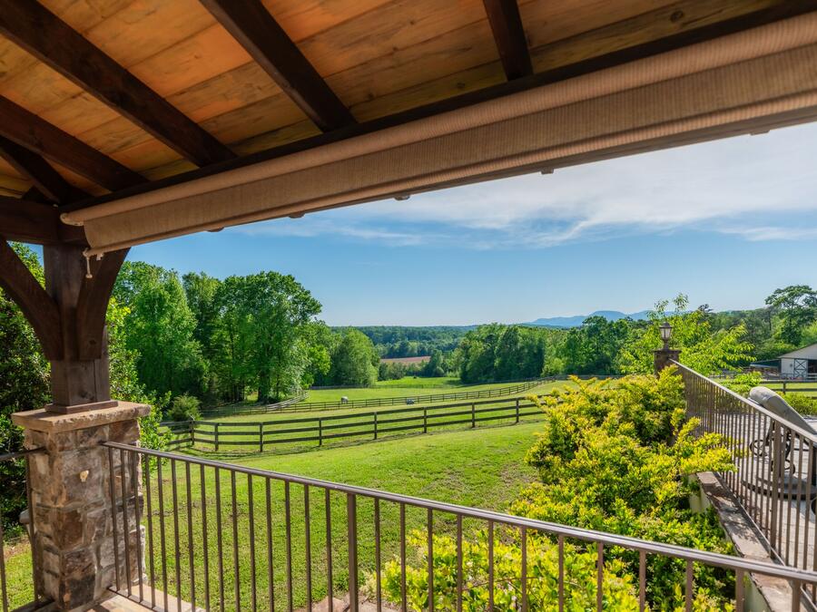 Gazebo view to the mountains