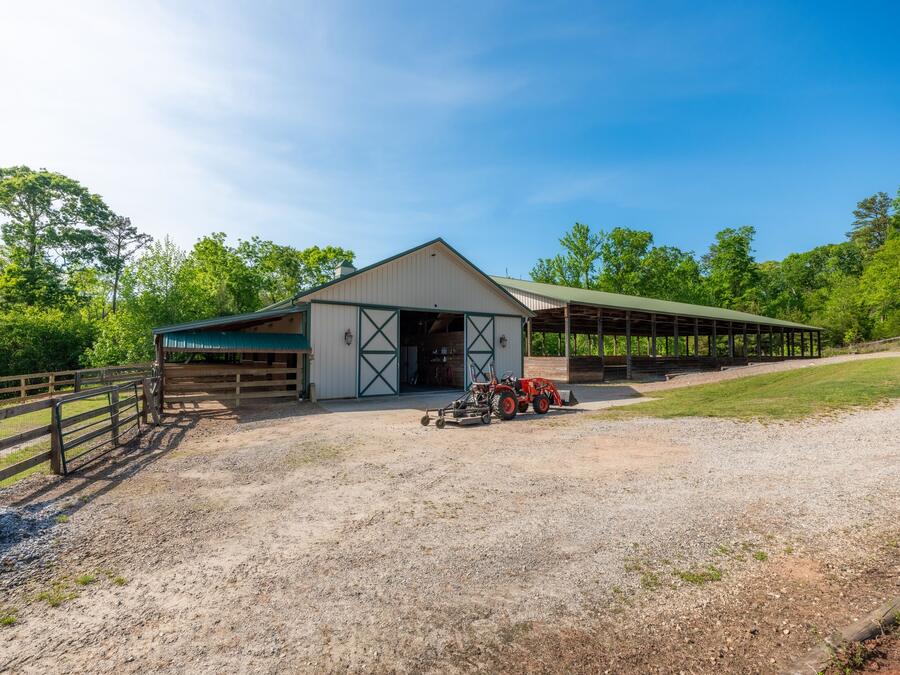 The barn